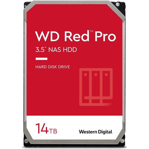 Жёсткий диск 14Tb SATA-III WD Red Pro WD142KFGX 48050₽