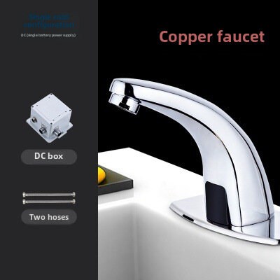 фото Смеситель для раковины ong ing бесконтактный сенсорный хром