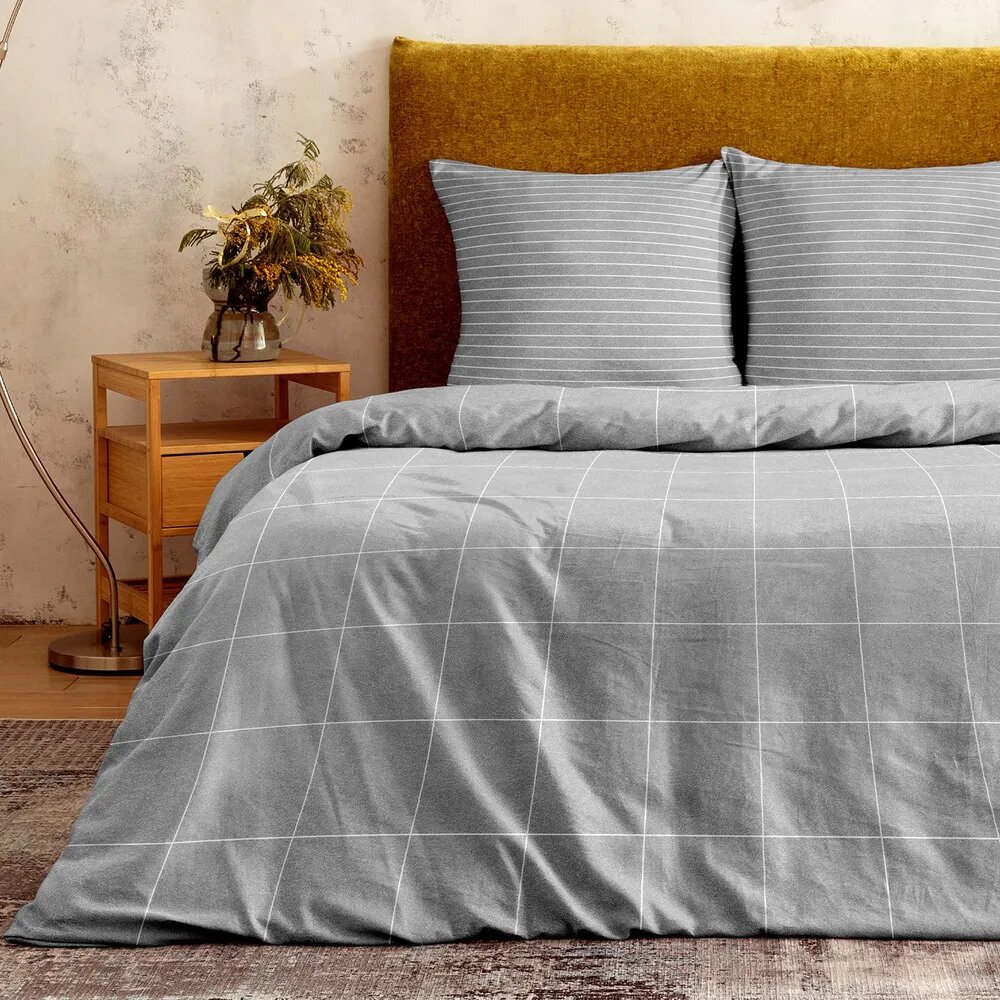 фото Комплект постельного белья Унисон 1,5 спальный, Поплин, Хлопок, наволочки 70х70 / Постельное белье 1 5 спальное Soleil 27148-7/24600-77