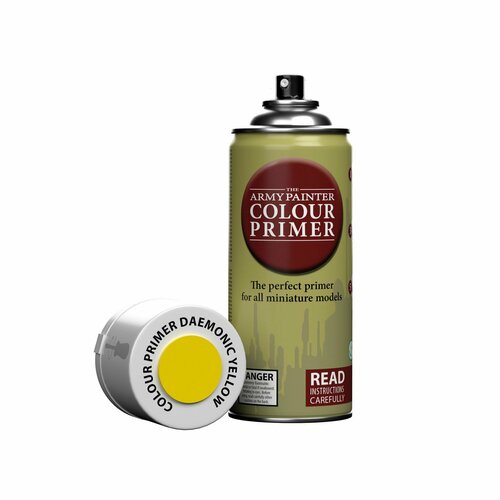 фото Краска-спрей для моделей daemonic yellow the army painter