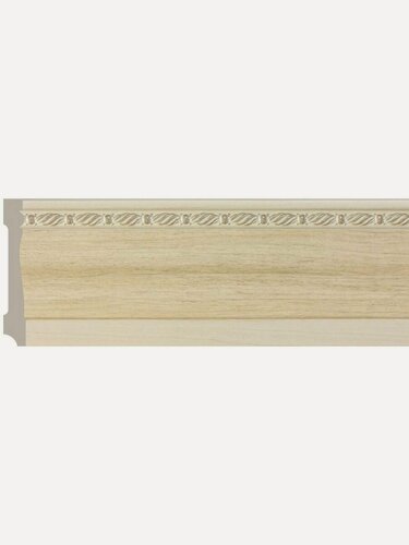 Изображение товара Плинтус потолочный Молдинг на стену декор, 1100х95х14 мм Лен - 2 шт.