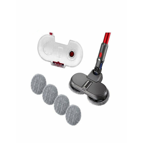 Турбощетка Turbo brush с водяным контейнером для V15 V8 V10 V11 V7 SV10 SV12 SV11 SV14 SV13 SV22 4 сменных тряпок моторизованная щетка моющая насадка для пола Mop head X003 5000₽