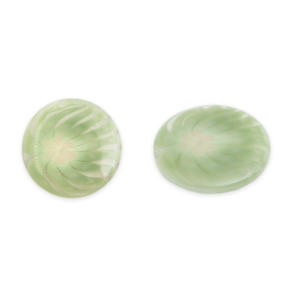 Пуговицы костюмные на полуножке 34L (22 мм), 12 шт, пластик, Hobby&Pro (C063 фисташковый)