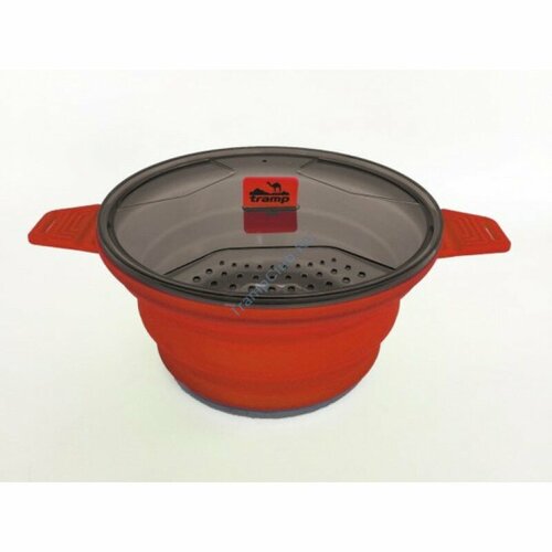 Tramp котелок силиконовый 2,5л (терракотовый)