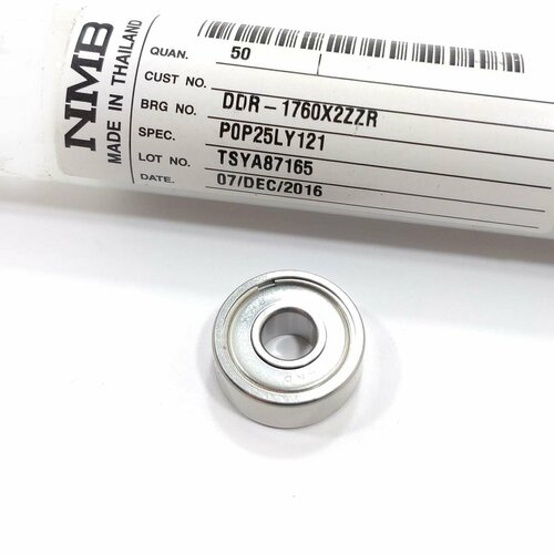 Подшипник DDR1760ZZ NMB (6x17x6) шариковый однорядный