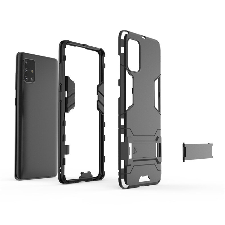 Чехол-бампер MyPads для Samsung Galaxy A51 SM-A515F (2020) противоударный усиленный ударопрочный красный — фото 1