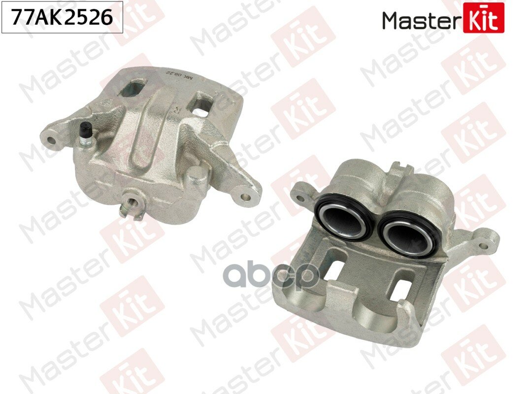 Суппорт тормозной перед. прав. Nissan NP300 Navara(D40), Pathfinder III(R51) 04- MasterKit арт. 77AK2526