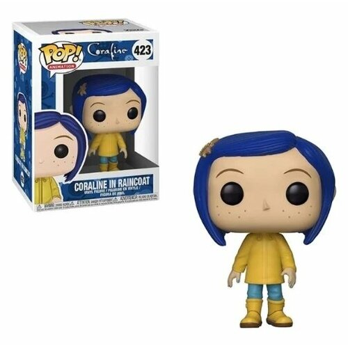 Виниловая модель Funko POP Coraline In дождевик 423 Синий 1809₽