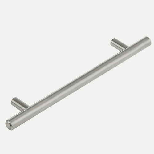 Изображение товара Ручка-рейлинг мебельная `SANBERG` металл м/о 192, D10 мм (хром)