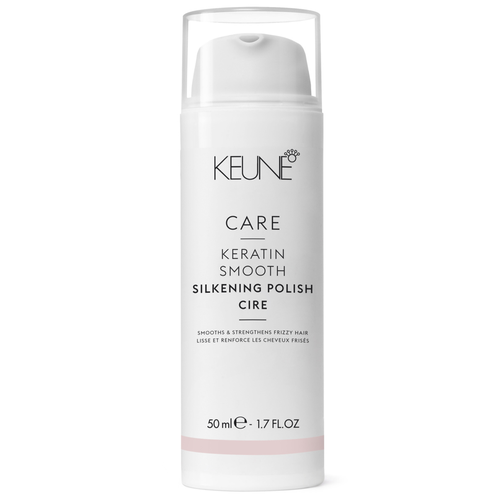 фото Крем шелковый глянец с кератиновым комплексом keune care keratin smooth silk polish 50 мл