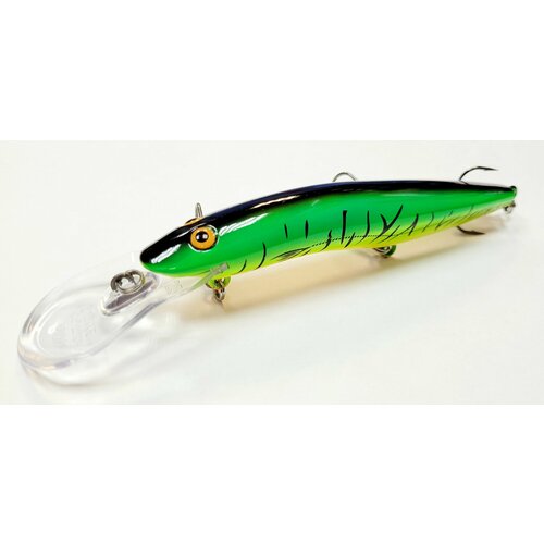 Воблер Grows Culture Sorcerer 125 мм, заглубление 8+ метров, 24 гр. (1 лопатка +8м и 1 запасная+8м) цвет 4