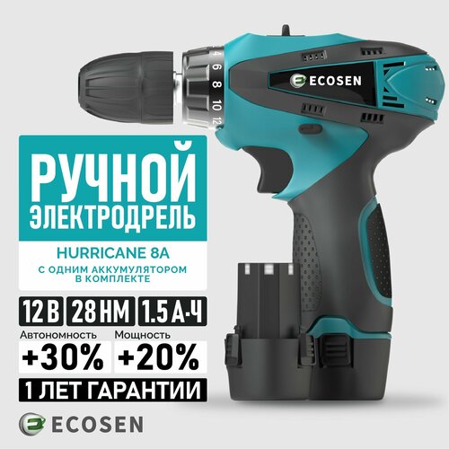 Аккумуляторная дрель-шуруповерт12 В 2 акб бита кейс 439000₽