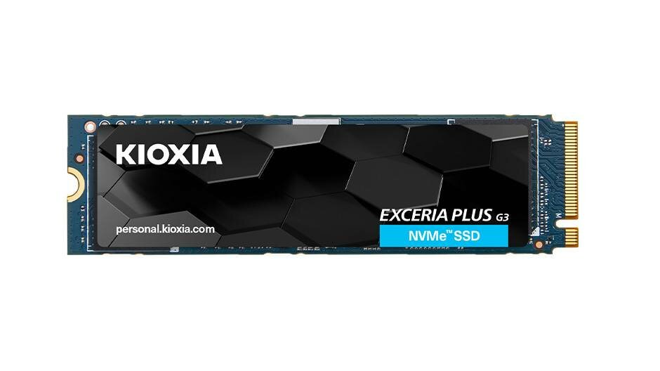 Твердотельный диск 1TB Kioxia Exceria Plus G3, M.2 2280, PCI-E 4x4, NVMe [R/W -5000/3900 MB/s] BiCS FLASH TLC LSD10Z001TG8