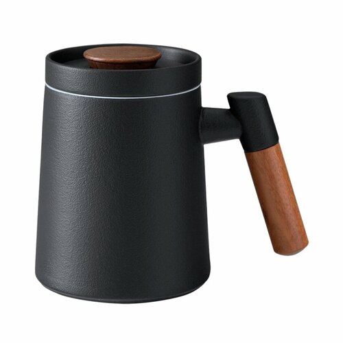 Керамическая кружка Xiaomi Pinztea Wooden Handle Ceramic Tea Cup 390 ml Синий 2890₽