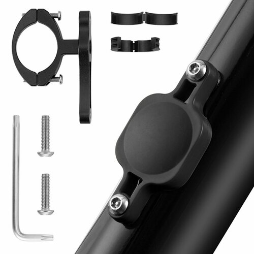 (1 комплект) Велосипед трекер крепление защитная крышка велосипед скрытые крепления - черный