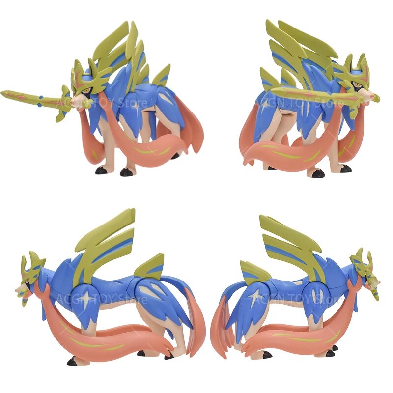 Фигурки Pokemon TAKARA TOMY Zacian Zamazenta Reshiram Arceus Lunala Rayquaza Giratina Zygarde Palkia Kyogre — фото 1