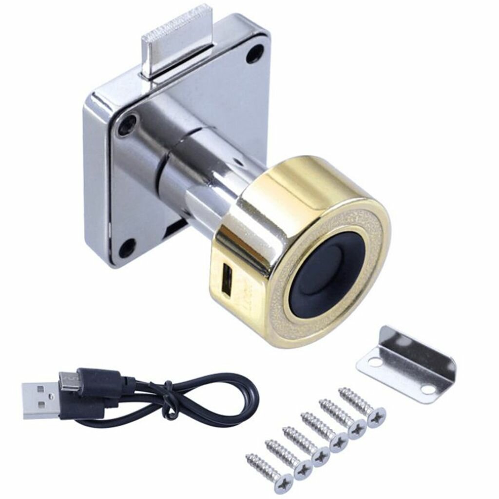 Ум locks для ящиков с отпечатком пальца без сверления