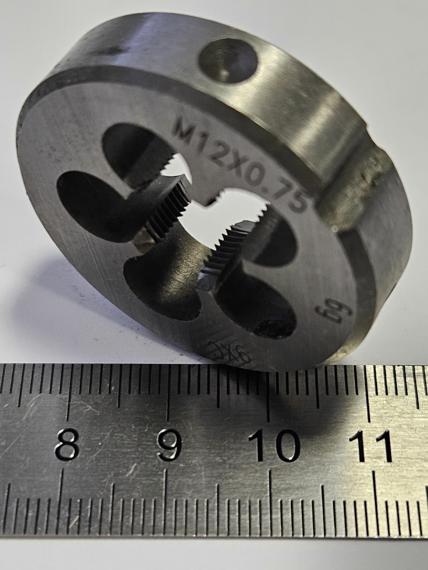 Плашка метрическая М12х0,75 — фото 1