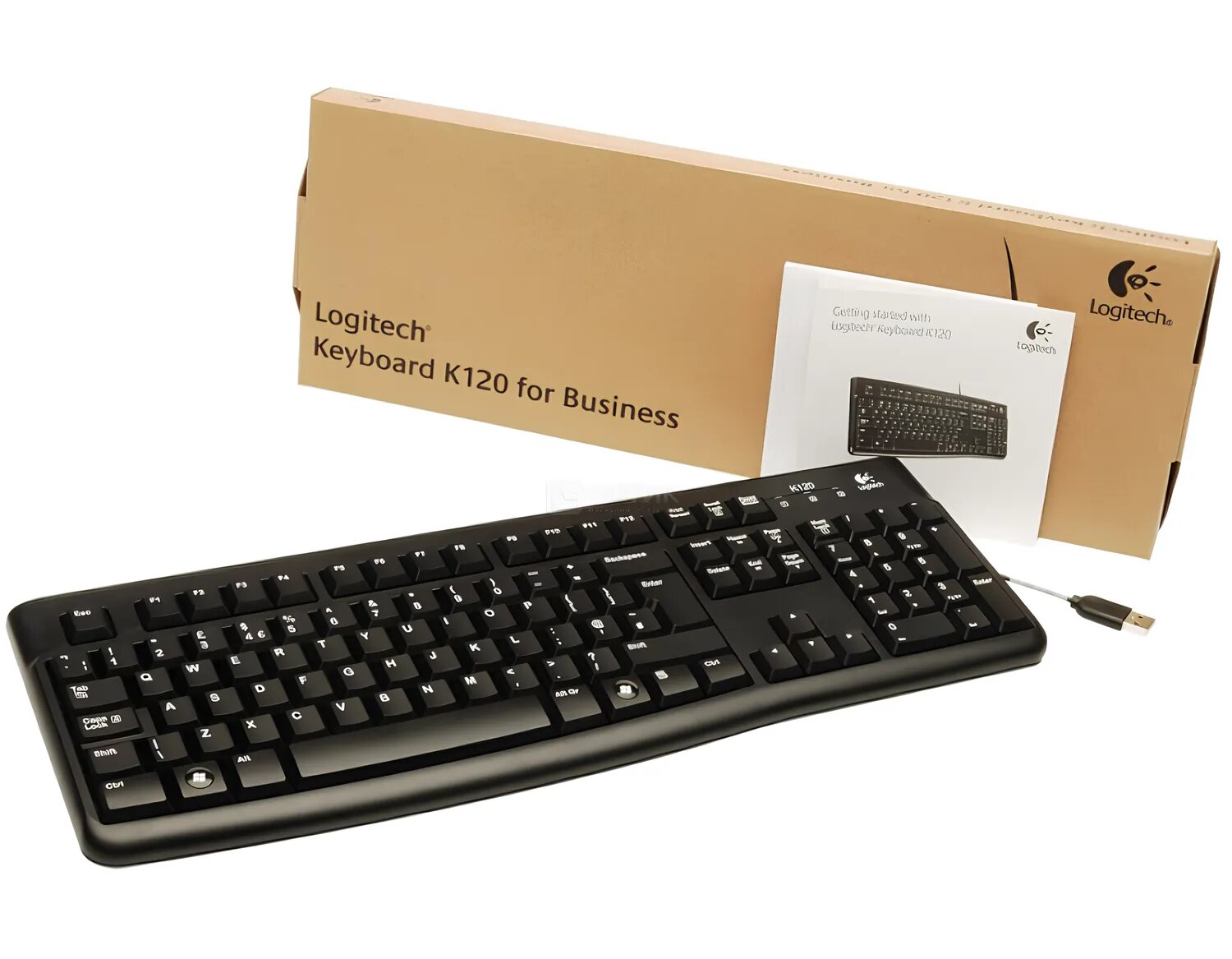 Клавиатура Logitech Media Keyboard K120 USB — фото 1