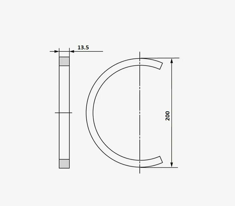Кольцо SNL522-SR200х10 ZHLRU — фото 1