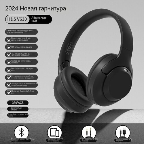 Наушники Xiaomi DECTBluetooth ANC складывающиеся с шумоподавлением черные 199900₽