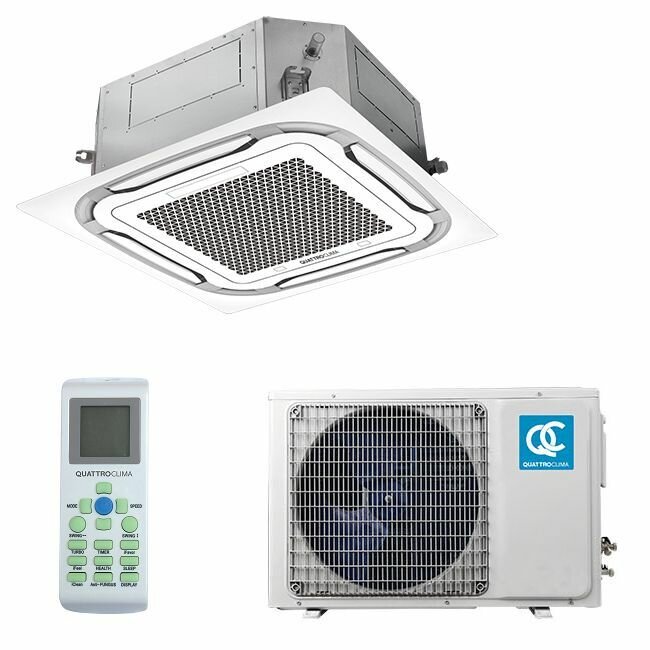 Кассетный кондиционер QuattroClima, модель QV-I12CG1/QN-I12UG1/QA-ICP11
