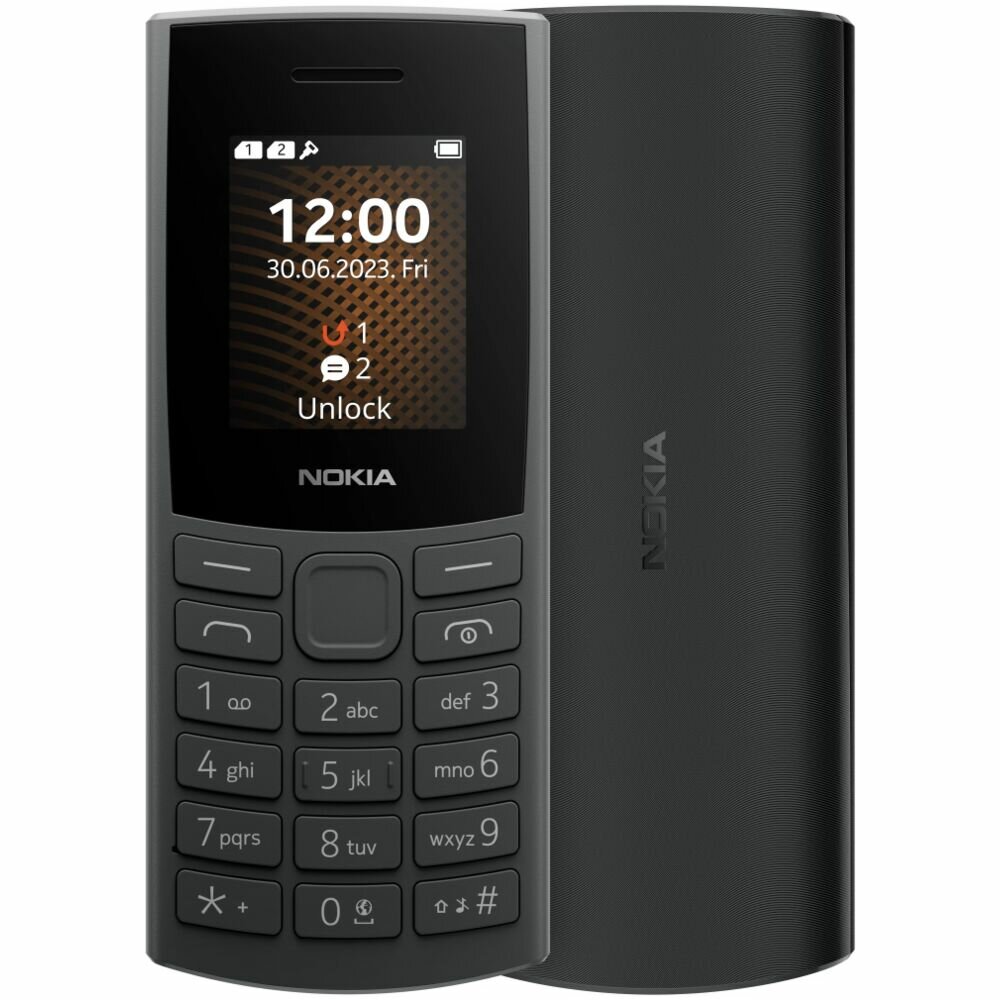 Мобильный телефон Nokia 106 Dual Sim (TA-1564) Black