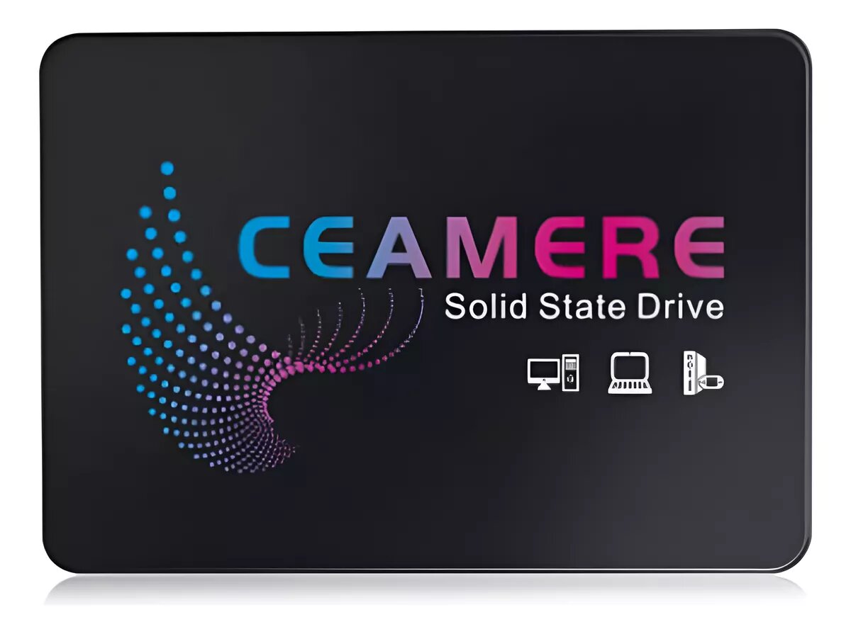 SSD-накопитель CeaMere 256ГБ, форм-фактор 2.5', SATA 6Гб/с, скорость чтения 500МБ/с