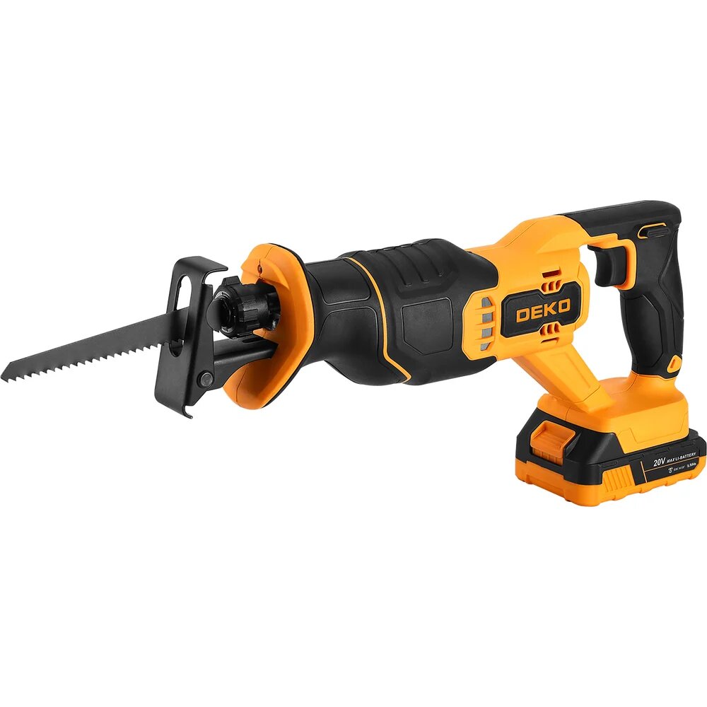 Сабельная пила аккумуляторная DEKO DKHS20 20В 1x25Ач 085-1127