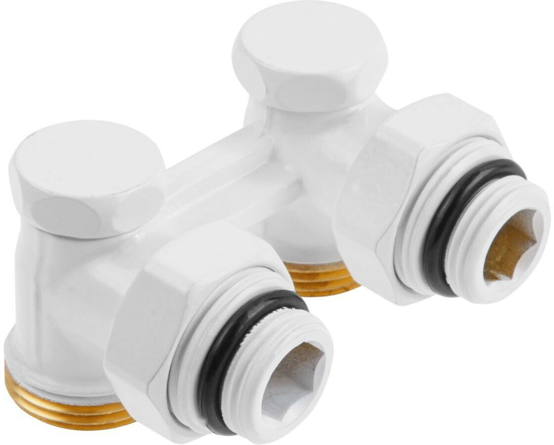 Клапан угловой вентильный AV ENGINEERING AVE289002W, 3/4", наружная резьба — фото 1