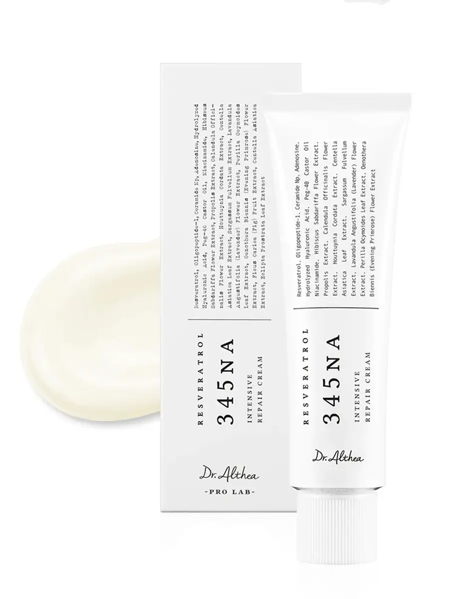 Восстанавливающий крем для лица с ресвератролом Dr.Althea Resveratrol 345 NA Intensive Repair Cream, 50 мл.
