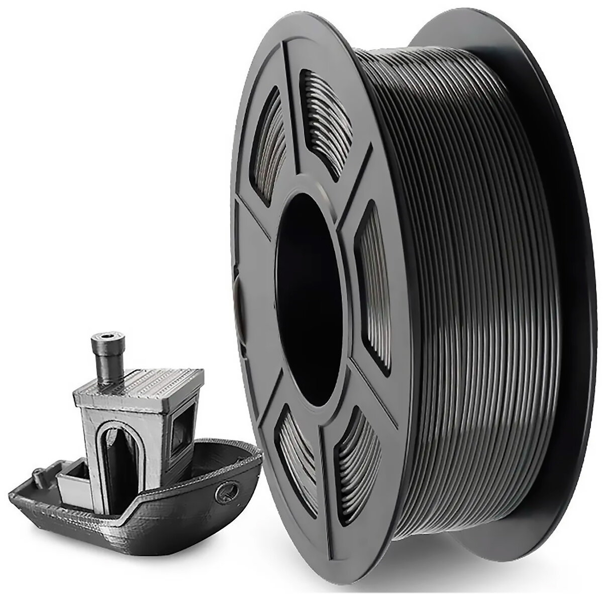 Филамент NV Print PETG Grey для 3D печати диаметр 1.75мм длина 330 метров масса 1 кг