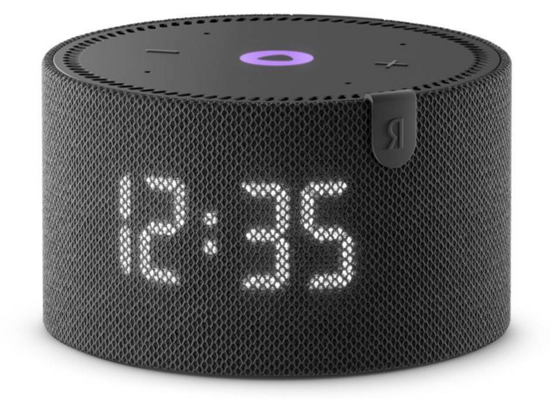 Умная колонка YNDX-00020K яндекс новая станция мини (с часами) 10 вт алиса LED-экран WiFi Bluetooth черный оникс