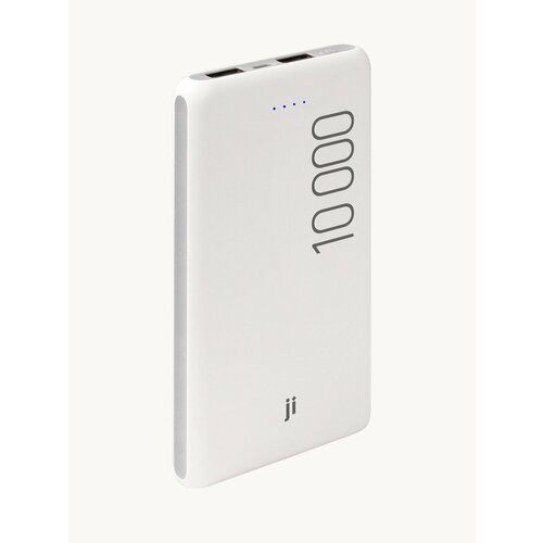 Портативный аккумуляторПауербанк JPB-2401 10 000 мАч 2xUSВ 3А белый JI 909₽