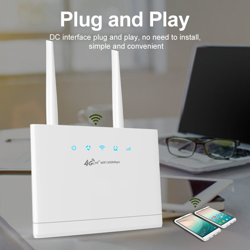 WiFi роутер RX R311 2G/3G/4G универсальный, белый — фото 13