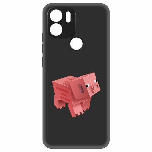 Чехол-накладка Krutoff Soft Case Minecraft-Свинка для Xiaomi Poco C51 черный чехол накладка krutoff soft case minecraft свинка для xiaomi poco m6 pro 5g черный