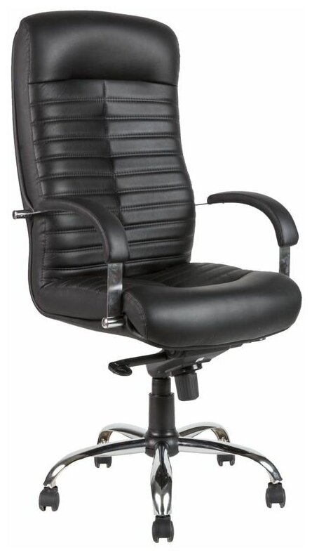 Компьютерное кресло Евростиль Орион Orion CH офисное, обивка: искусственная кожа, цвет: черный