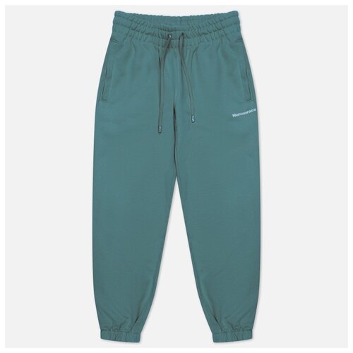 фото Мужские брюки adidas originals x pharrell williams basics human race logo зелёный , размер s