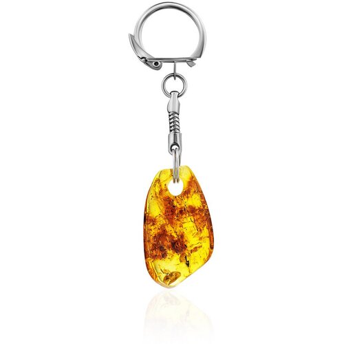 Брелок AmberHandmade, коричневый, желтый