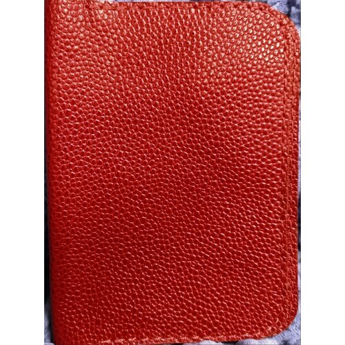 Обложка SKIN SKILL, натуральная кожа, бордовый