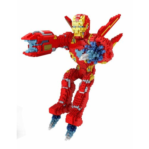 Конструктор 3D из миниблоков RTOY Супергерои Железный Человек 3250 элементов - JM8831-2
