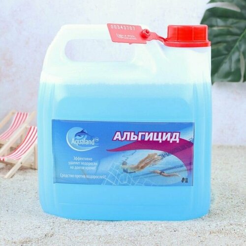 Средство против водорослей Aqualand, альгицид, 3 л средство против водорослей aqualand альгицид 3 л в упаковке шт 1