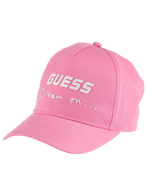 Бейсболка GUESS, хлопок, размер One Size, розовый