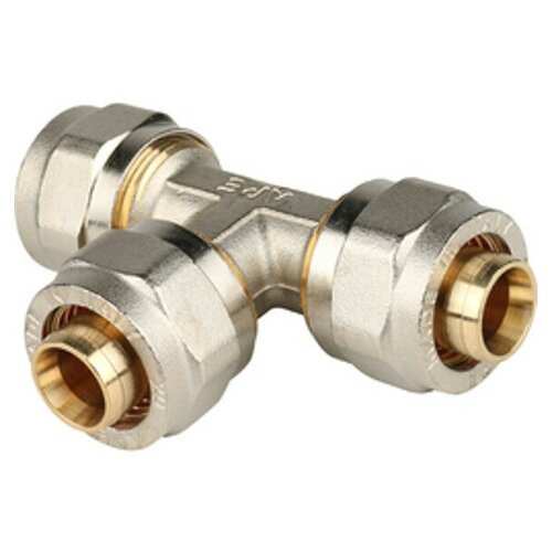 Тройник обжим stout металлопластиковый 20х20х20 3597₽