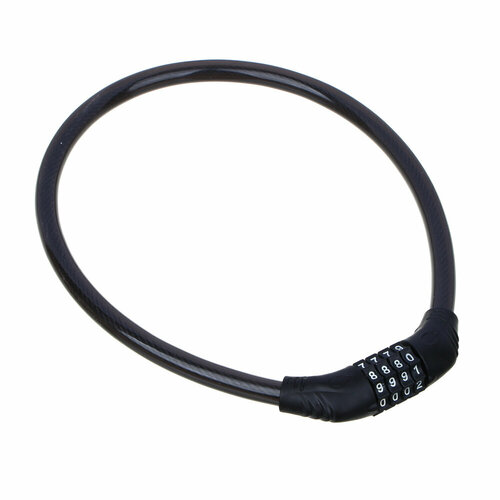 Silapro велозамок кодовый 4-х значный, d=12мм х 65см, pvc, металл