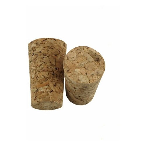 Пробка корковая, конусная 21 5шт.