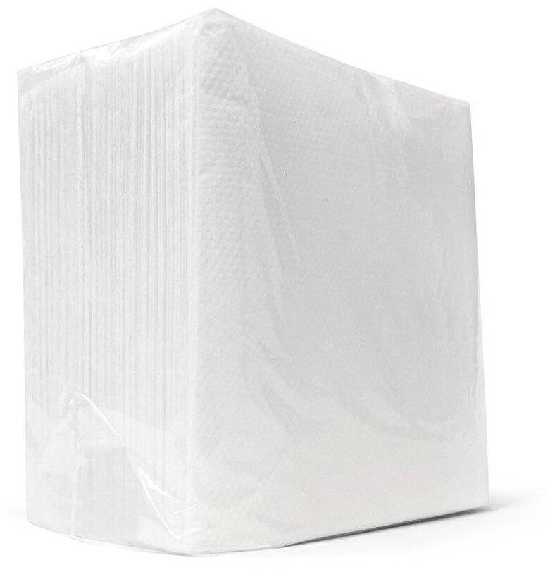 Салфетки бумажные Luscan Professional 20x20 см белые 1-слойные 27 пачек в упаковке - фотография № 2