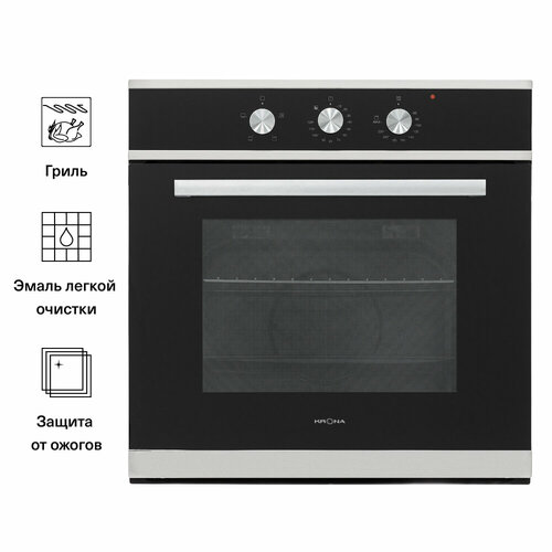 Электрический духовой шкаф Krona ESSENZA 60 S черная 2190000₽