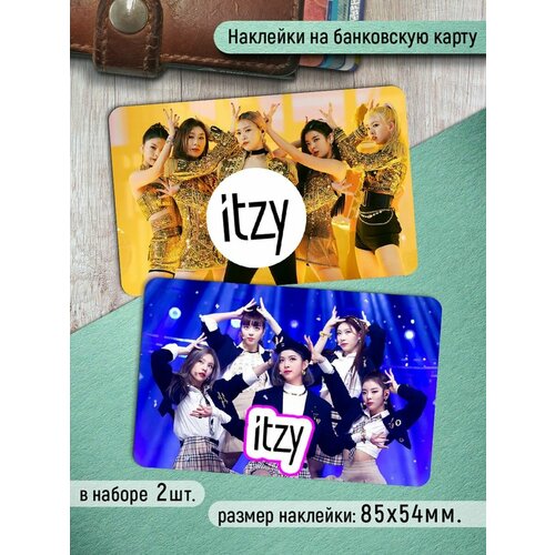 Наклейки на банковскую карту ITZY-3 Стикеры на карту наклейки itzy стикеры kpop итзи