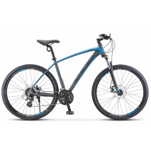 Горный (MTB) велосипед Stels Navigator 750 MD 27.5 V010 (2023) рама 16, антрацитовый-синий